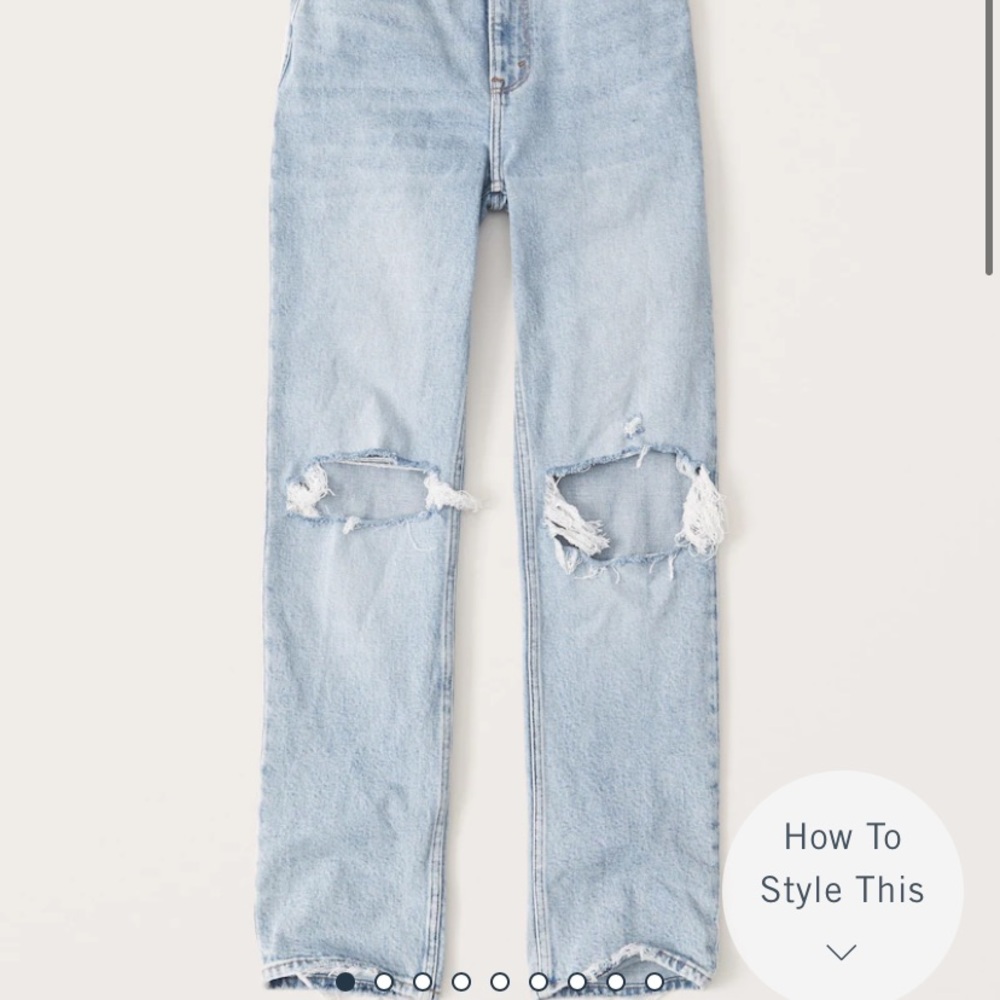 Abercrombie 90’s Ultra High Rise jeans